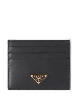 Prada: Чёрный картхолдер 