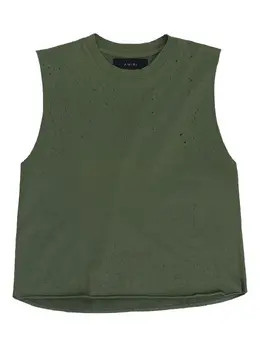 AMIRI: Зелёная майка 