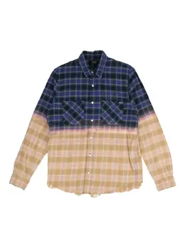 AMIRI: Синяя рубашка 