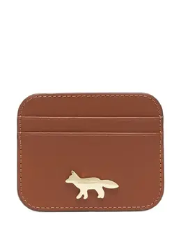 Maison Kitsuné: Коричневый картхолдер 