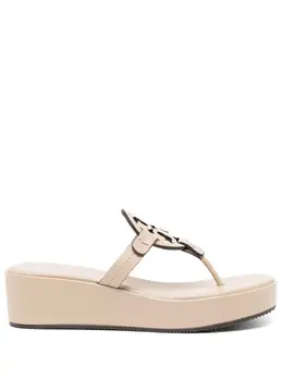 Tory Burch: Светлые сандалии  Miller
