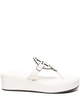 Tory Burch: Белые сандалии  Miller