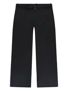 MM6 Maison Margiela: Чёрные брюки 