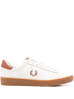 Fred Perry: Белые кроссовки  Spencer