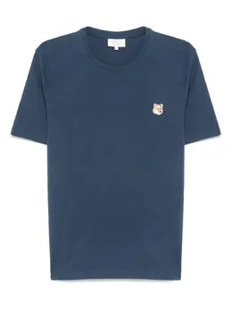 Maison Kitsuné: Голубая футболка 