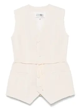 MM6 Maison Margiela: Хлопковый топ 