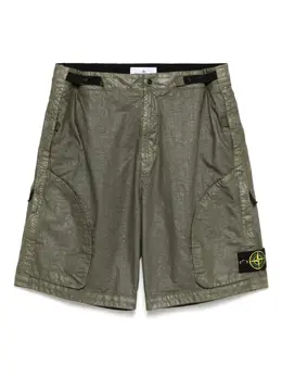 Stone Island: Зелёные шорты 