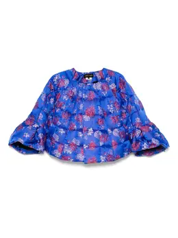 Comme Des Garçons: Куртка с растительным принтом 