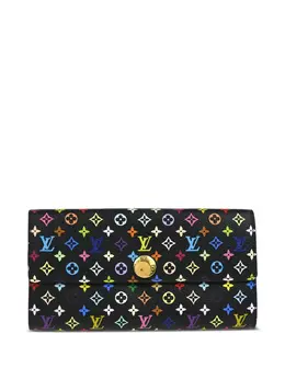 Louis Vuitton Pre-Owned: Чёрный кошелёк 