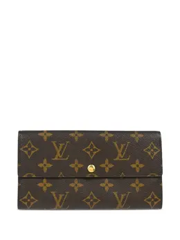 Louis Vuitton Pre-Owned: Коричневый кошелёк 