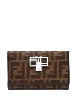 Fendi Pre-Owned: Коричневый кошелёк 