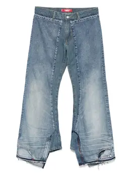 Junya Watanabe MAN: Голубые джинсы 