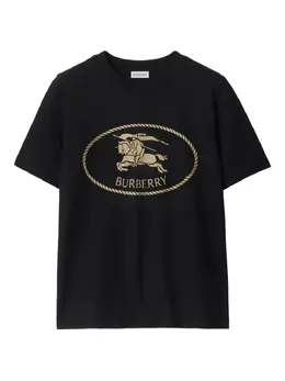 Burberry: Хлопковая футболка 
