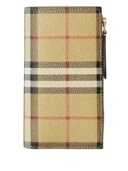 Burberry: Бежевый кошелёк  Vintage Check