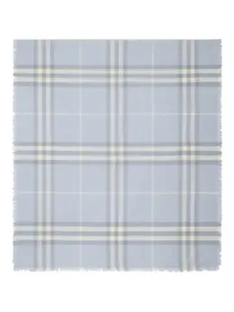 Burberry: Голубой шарф 