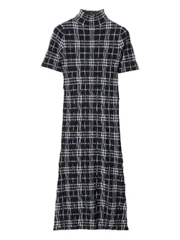 Burberry: Платье с принтом 