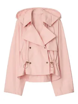 Burberry: Розовая куртка 
