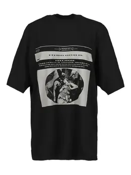 Rick Owens DRKSHDW: Футболка с принтом 