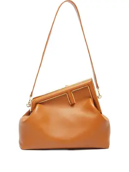 Fendi Pre-Owned: Коричневая сумка через плечо 