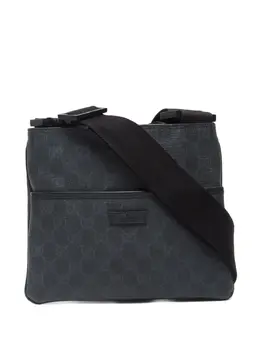Gucci Pre-Owned: Чёрная сумка через плечо 