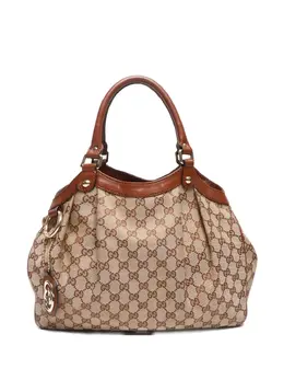 Gucci Pre-Owned: Бежевая сумка 