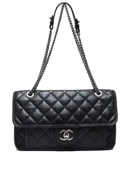 CHANEL Pre-Owned: Чёрная сумка 