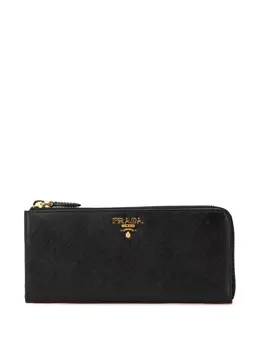 Prada Pre-Owned: Чёрный кошелёк 