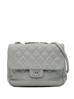 CHANEL Pre-Owned: Серая сумка через плечо 
