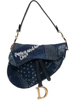 Christian Dior Pre-Owned: Голубая сумка 