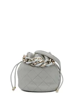CHANEL Pre-Owned: Серая сумка 