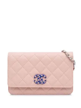CHANEL Pre-Owned: Розовый кошелёк 