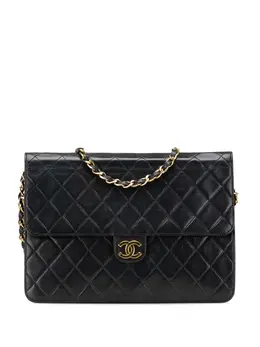 CHANEL Pre-Owned: Чёрная сумка через плечо 