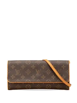 Louis Vuitton Pre-Owned: Коричневая сумка через плечо 