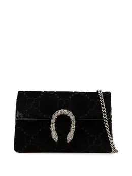 Gucci Pre-Owned: Чёрная сумка через плечо 