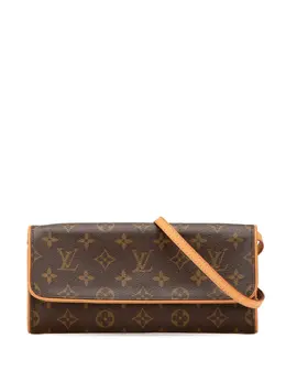 Louis Vuitton Pre-Owned: Коричневая сумка через плечо 