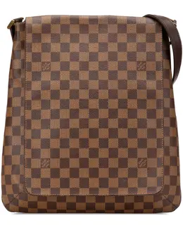 Louis Vuitton Pre-Owned: Коричневая сумка через плечо 