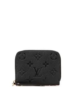 Louis Vuitton Pre-Owned: Чёрный кошелёк 