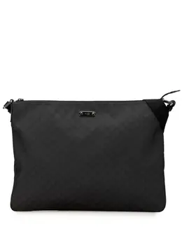 Gucci Pre-Owned: Чёрная сумка через плечо 