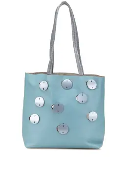 Prada Pre-Owned: Голубая сумка-шоппер 