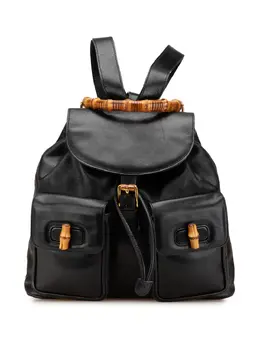 Gucci Pre-Owned: Чёрный рюкзак 