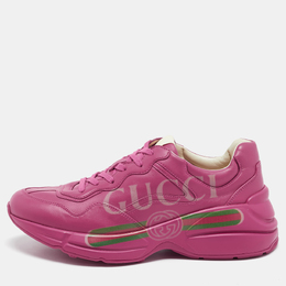 Gucci: Красные кроссовки  Rhyton