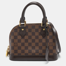 Louis Vuitton: Коричневая сумка  Alma BB