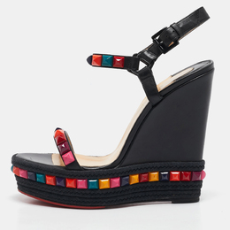 Christian Louboutin: Чёрные мокасины 