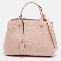 Louis Vuitton: Розовая сумка  Montaigne