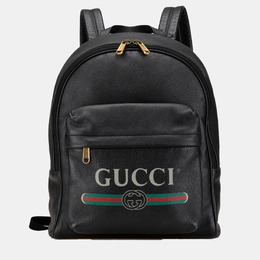 Gucci: Чёрный рюкзак 