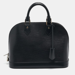 Louis Vuitton: Чёрная сумка  Épi