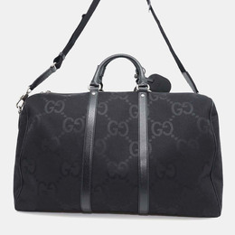Gucci: Чёрная сумка  GG
