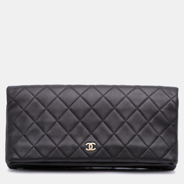Chanel: Чёрный клатч 