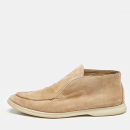 Loro Piana: Бежевые ботинки 
