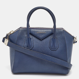 Givenchy: Синяя сумка  Antigona